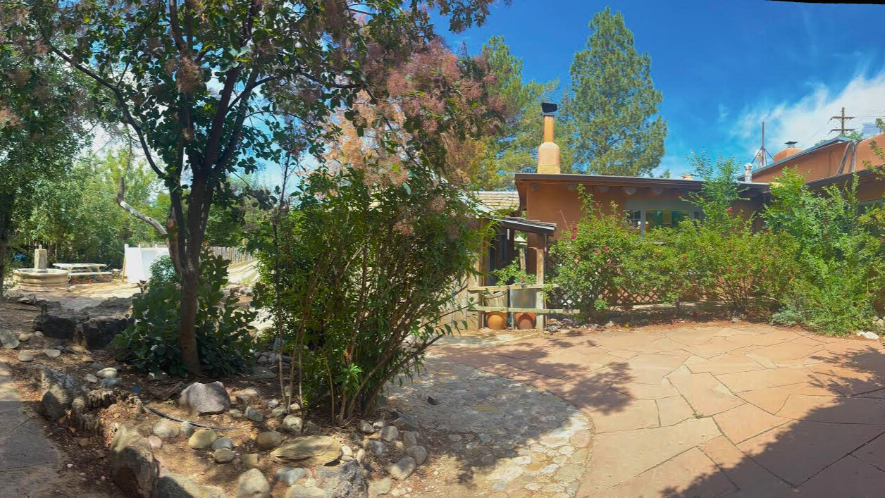 Inspire Roots in Taos has great and wonderful outdoor spaces for learners and mentors to explore and cultivate.