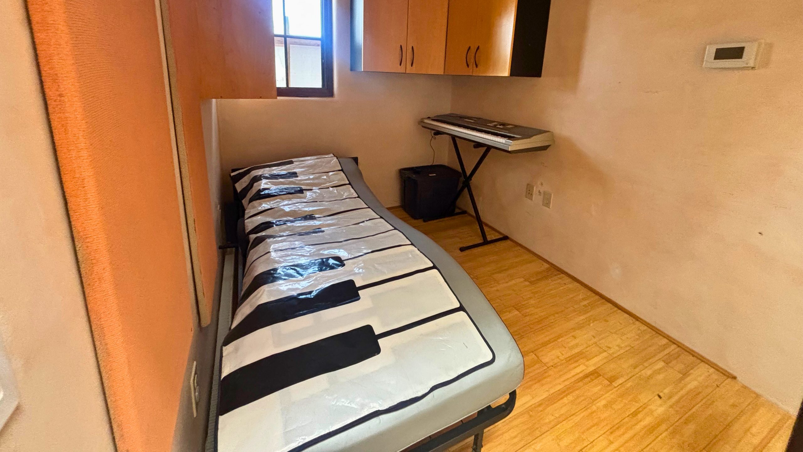 A sound studio for lessons and music exploration at Inspire Roots in Taos, New Mexico.